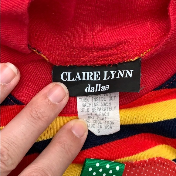 Vintage Girl’s School Two-Piece Striped Outfit - Picture 5 of 16